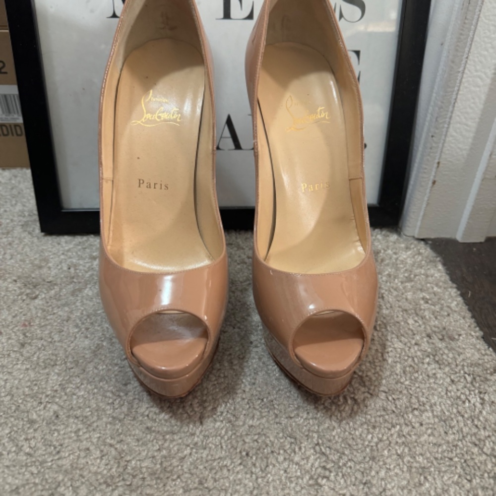 Authentic Christian Louboutin Lady Peep 140 - Picture 3 of 5